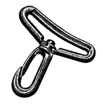 NM Karabiner drehbar, 25 mm