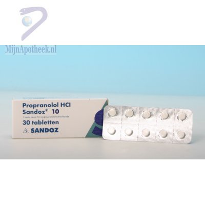 Propranolol gry 10 mg tabletten