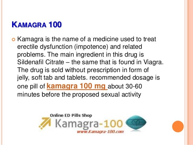 Kamagra pillen 100 mg