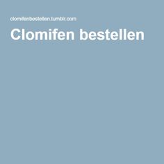 Clomifen in tschechien kaufen