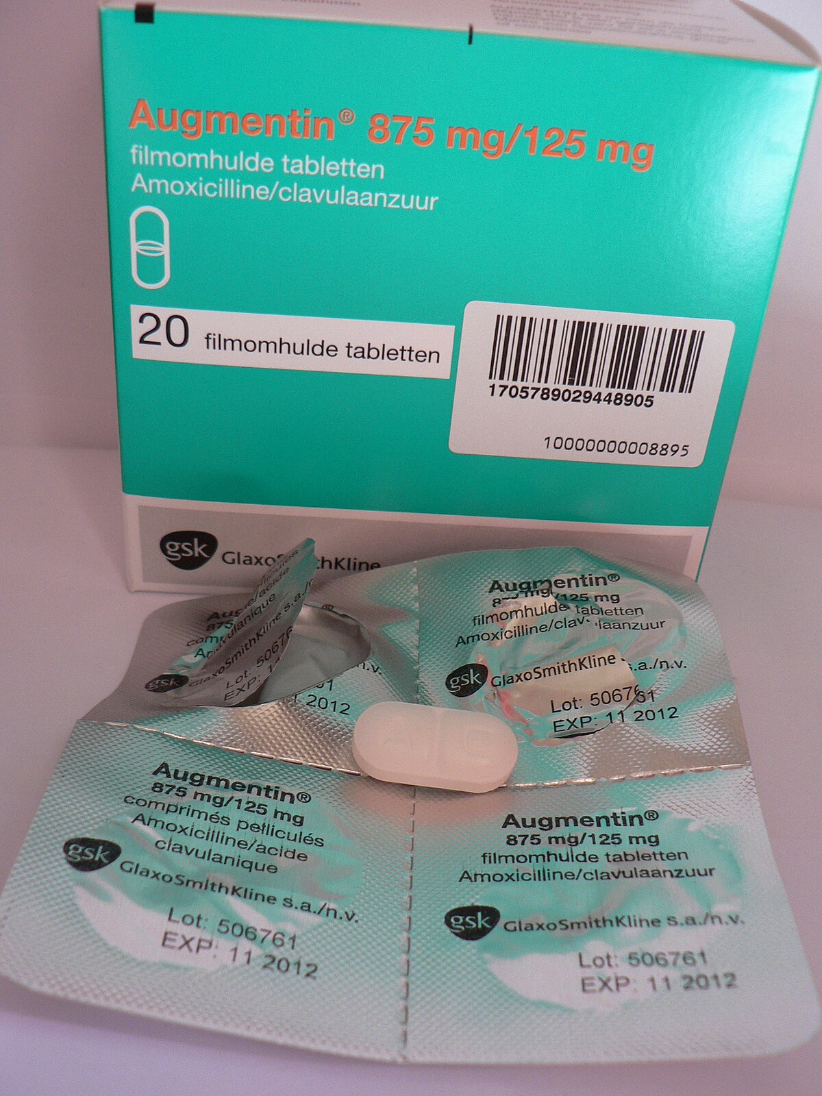 amoxicillin 875/125 pille