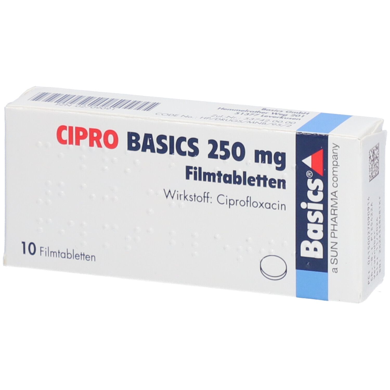 Ciprofloxacin Abz 250mg