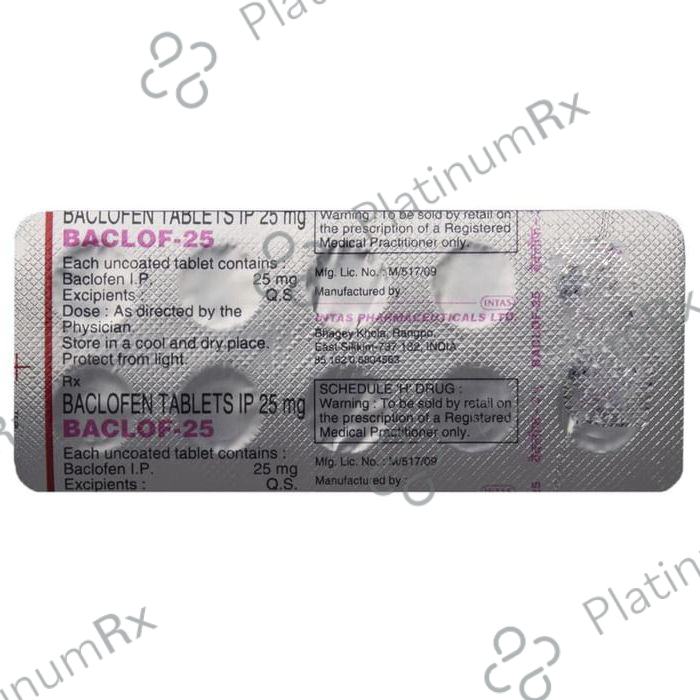 Baclofen 25mg